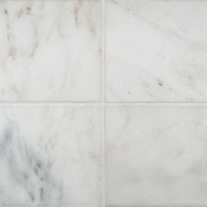 Arabescato Cararra 6x6 Honed And Beveled Tile | Countertops