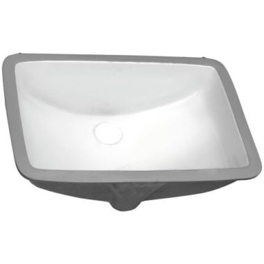 P006-WHITE PROHS Collection White Undermount Vanity Sink