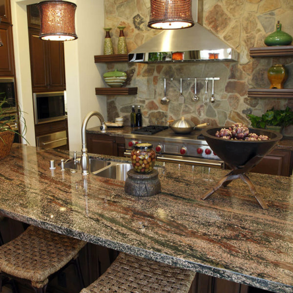 Huracan Gold Granite Kitchen