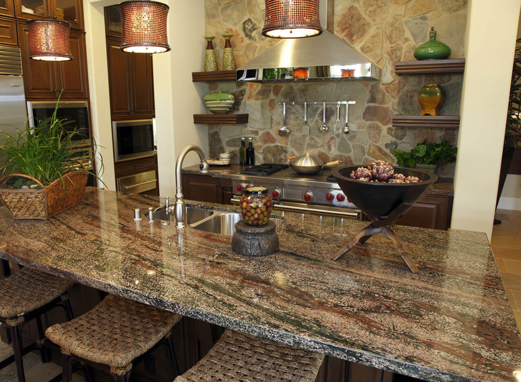Huracan Gold Granite Kitchen
