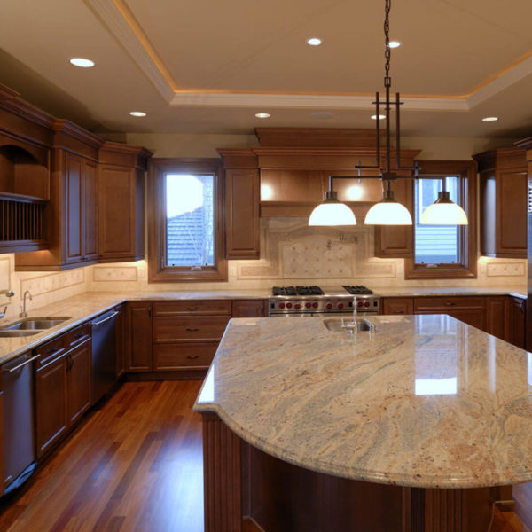 Ivory Gold Granite Kitchen