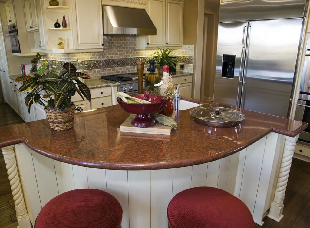 Malibu Red Granite Kitchen