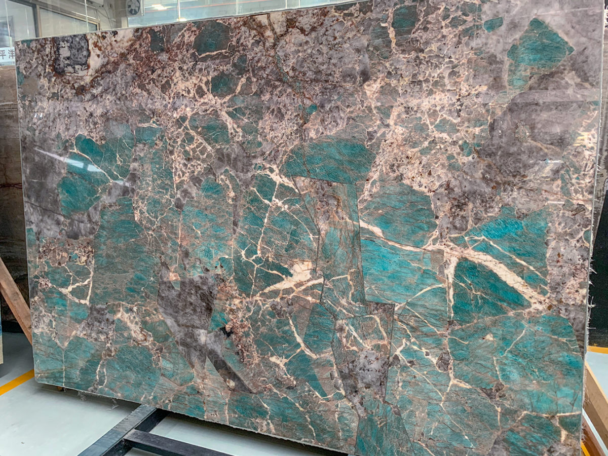 Amazonite Jumbo Extra Granite Slab