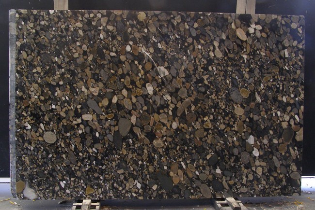 Black Mosaic Granite Slab1