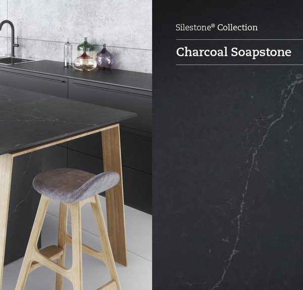 Charcoal Soapstone Silestone Quartz Sample Kitchen silestone countertops