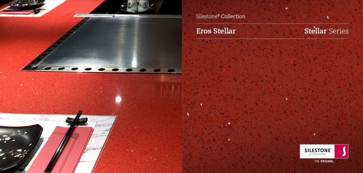Eros Stellar Silestone Quartz Sample