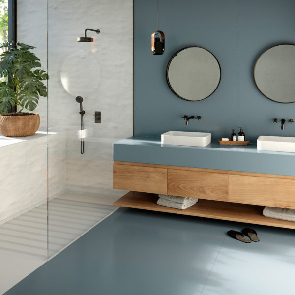 Cala Blue Silestone Quartz Bathroom Countertops