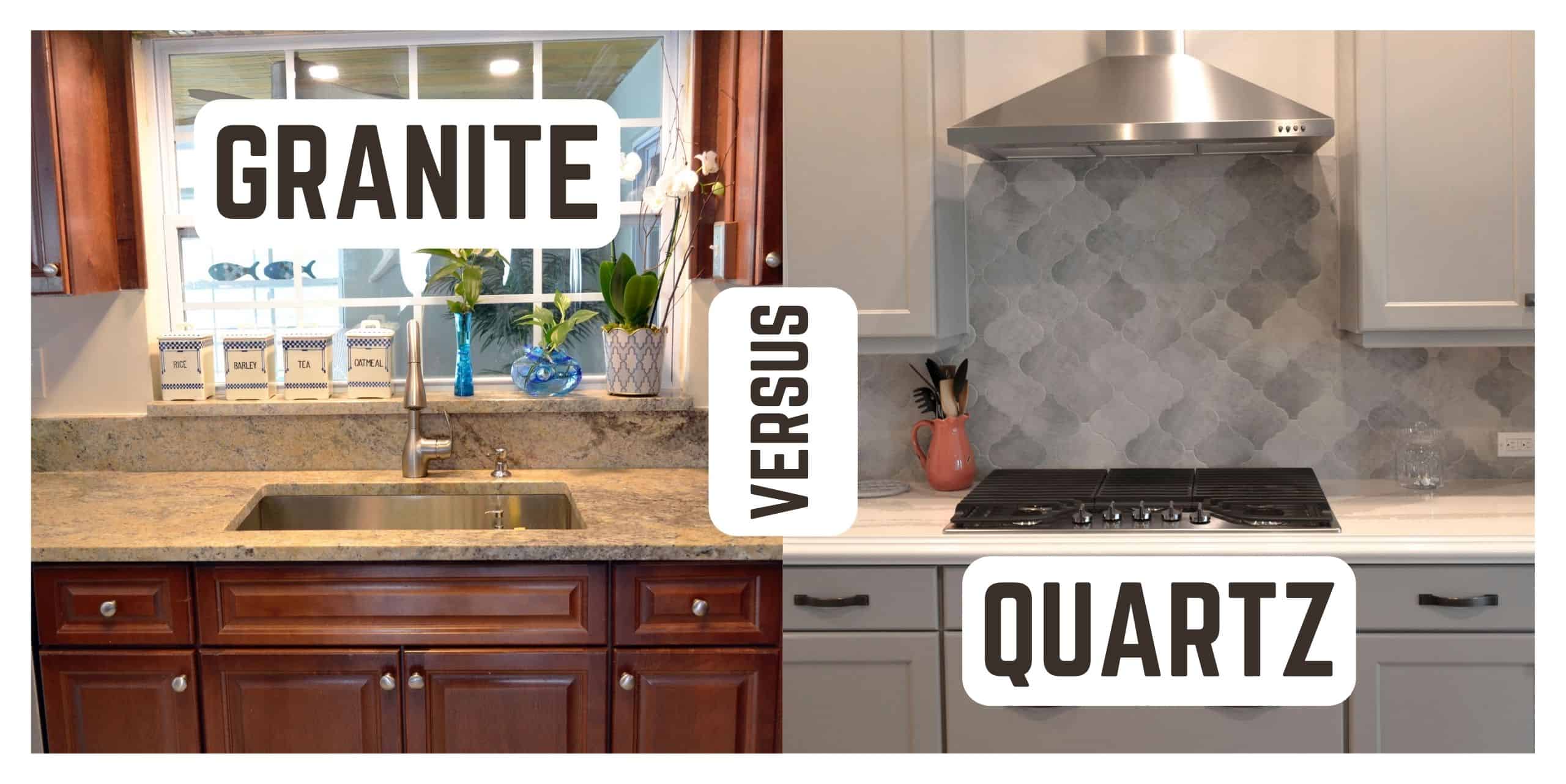 Grantie vs Quartz Granite versus Quartz Countertops
