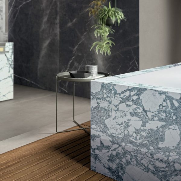 Invisible Blue Infinity Porcelain Countertops
