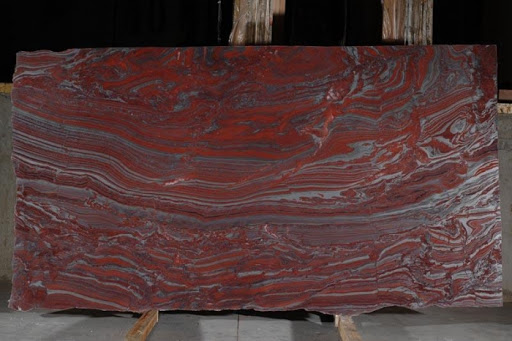 Iron Red Granite Slab2