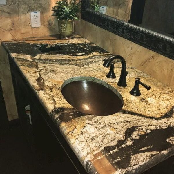 Magma Gold Prime Granite Bathroom