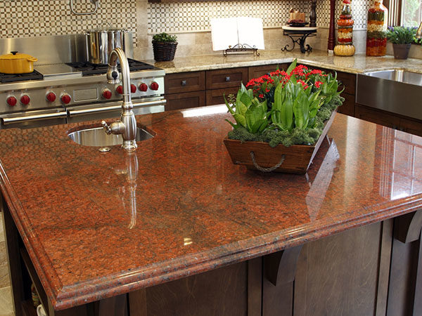 Multicolor Red Granite Kitchen1 | Countertops