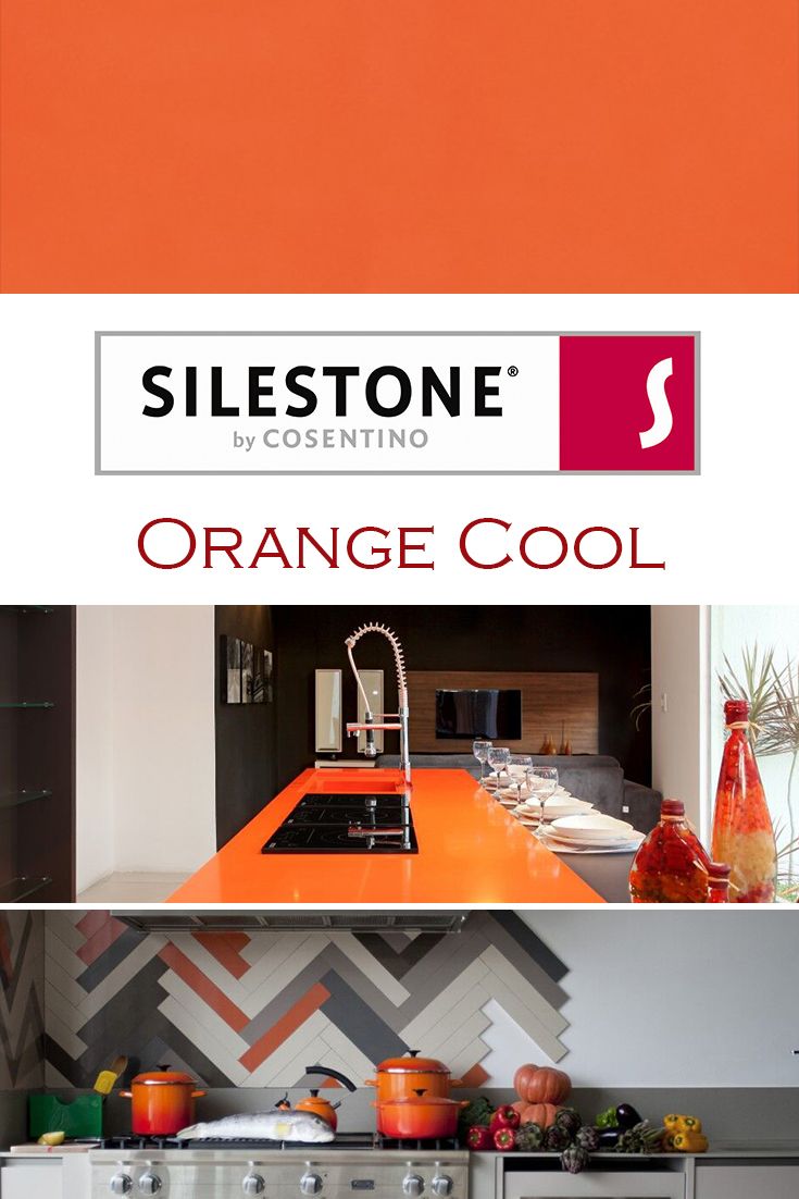 Orange Cool Silestone Quartz