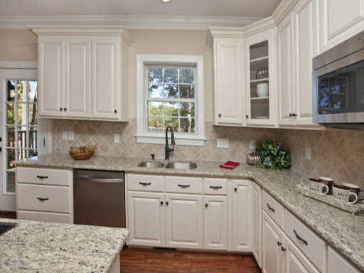 Ornamentale White Granite Kitchen 1