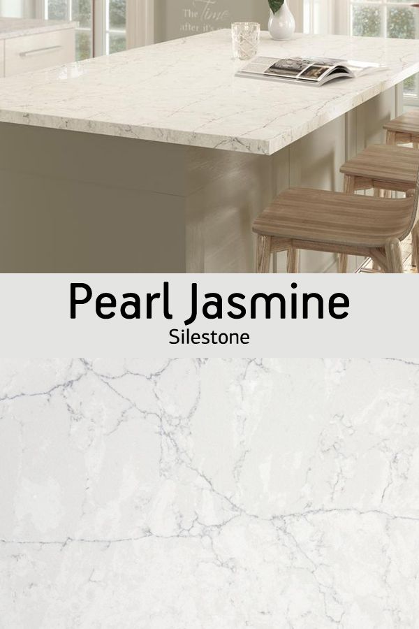 Pearl Jasmine Silestone Quartz Sample Kitchen