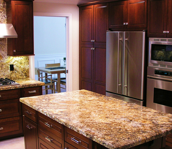 Persa Gold Granite Kitchen