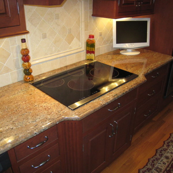 Rosewood Granite Kitchen