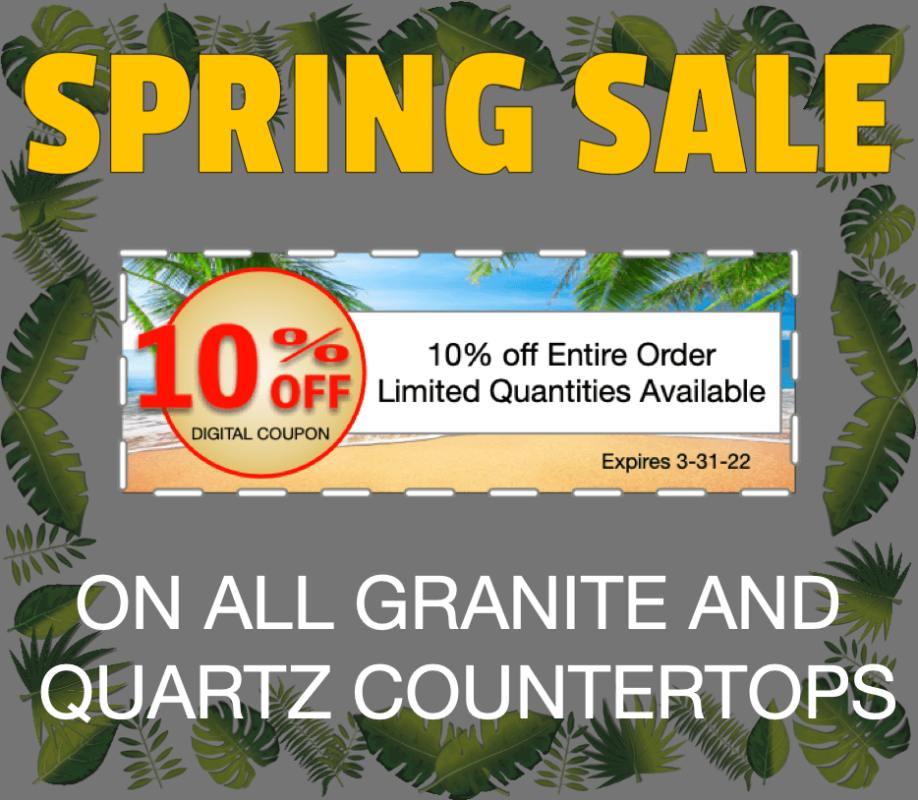 Spring Sale with 10 percent off Email 2 | Countertops