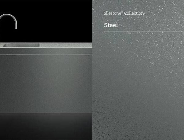 Steel Silestone Quartz Sample