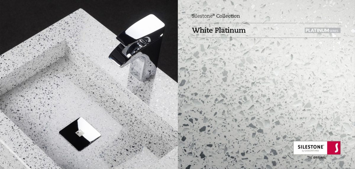White Platinum Silestone Quartz