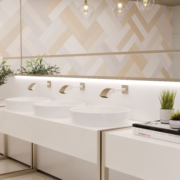 Picture of Bathroom Countertops with Cambria Quartz Weybourne