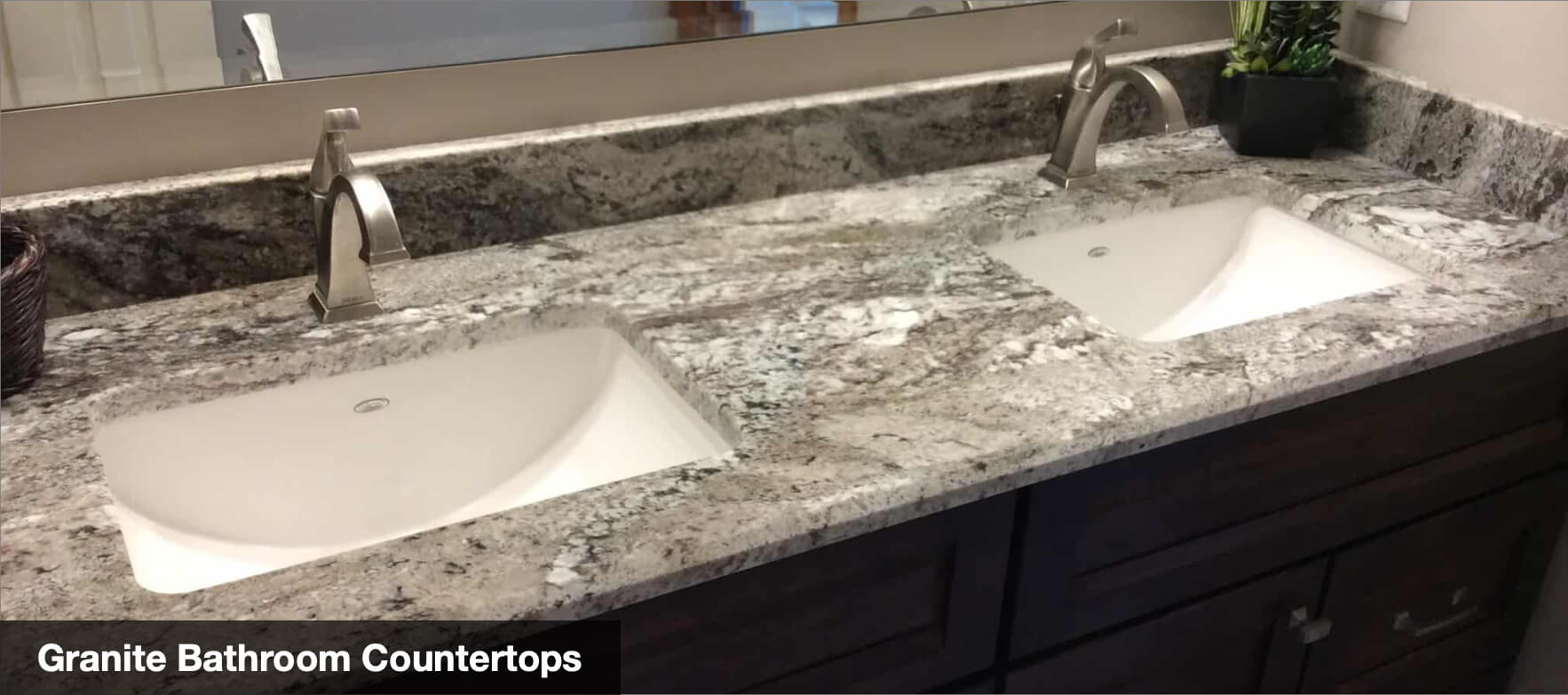 What's the average cost for installed Bathroom Granite Countertops?