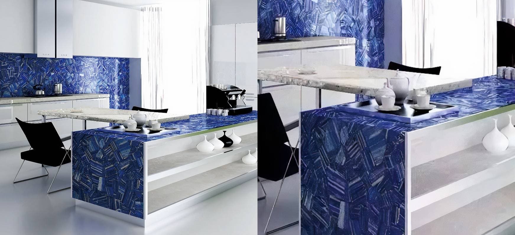 Lapz Lazuli Precious Stone Countertops Blue Countertops