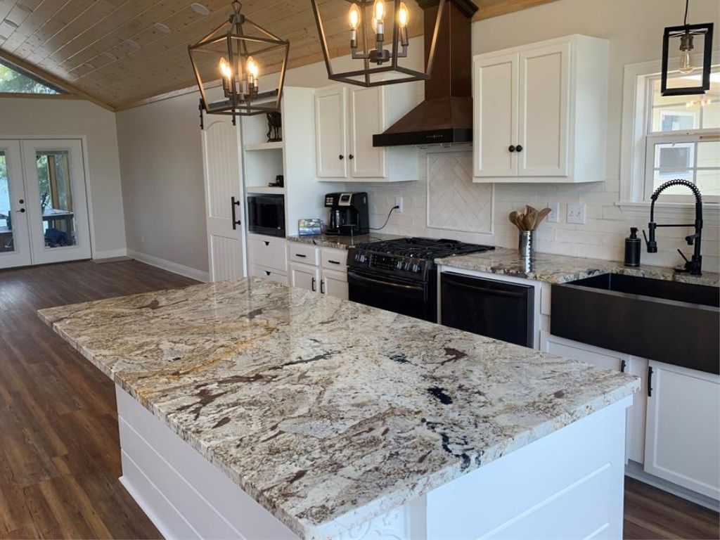 picasso granite kitchen island countertops